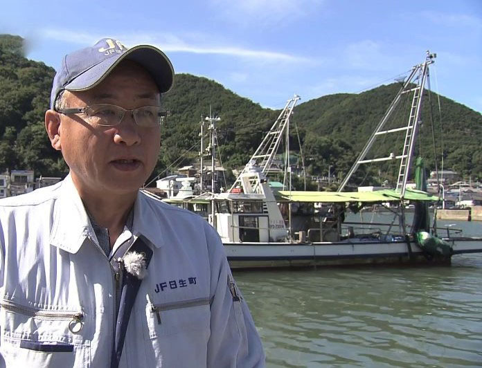 生産者代表 日生漁業協同組合 専務理事 天倉 辰巳(あまくら たつみ)さんの写真