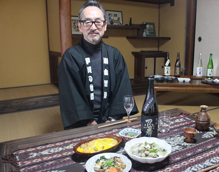 蔵元・上野 敏幸(うえの としゆき)さんの写真