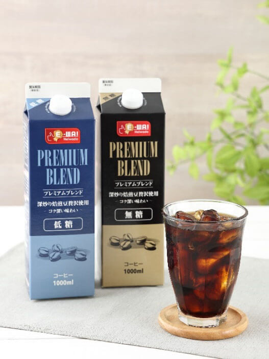 E-WA! プレミアムブレンドコーヒー 低糖・無糖